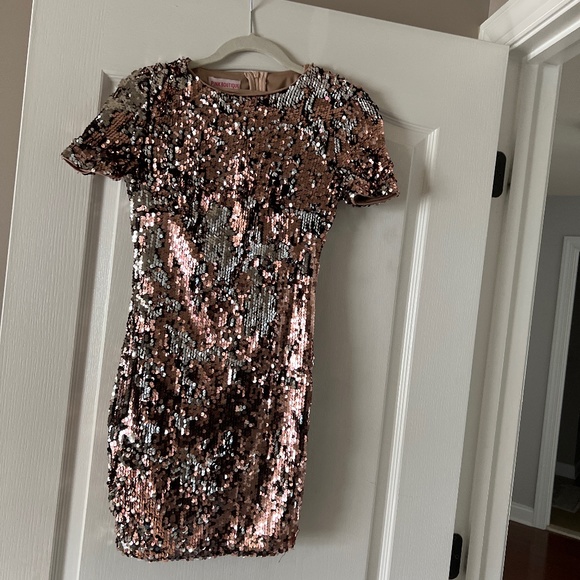 Dresses | Rose Gold Sequin Dress | Poshmark